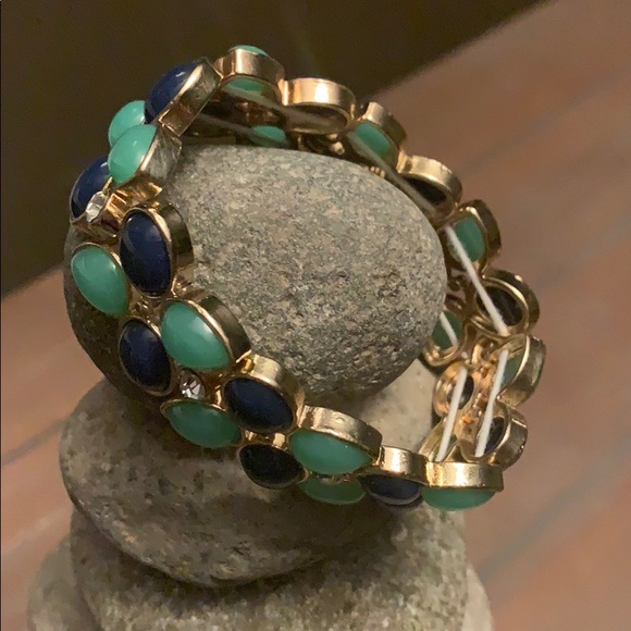 Banana Republic Summer Blues Stretch Bracelet. - Picture 4 of 6